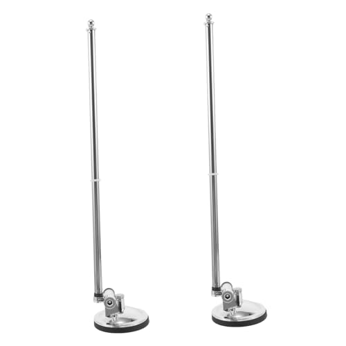 ibasenice Magnetischer Fahnenmast-Halter für Auto und LKW Stabile Halterung mit Starker Haftung Wetterbeständig für Wohnmobil SUV ATV Büro und Outdoor ohne Flagge von ibasenice