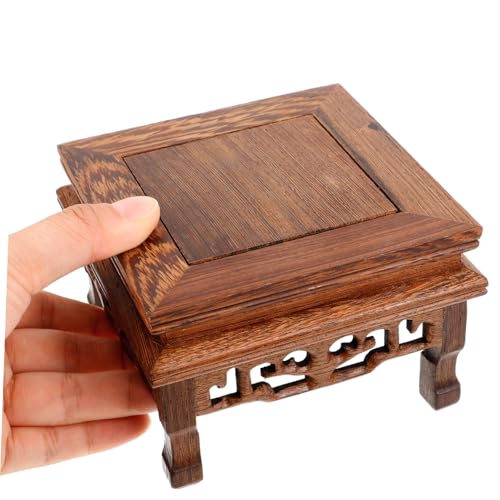 ibasenice Massiver Pflanzenständer aus Hartholz mit Stabilem Sockel Rechteckiger Blumentopfhalter für Wohnzimmer und Indoor Pflanzen Platzsparender Pflanzenriser für Haus Garten Dekoration ibasenice Massiver Pflanzenständer aus Hartholz mit Stabilem Sockel Rechteckiger Blumentopfhalter für Wohnzimmer und Indoor Pflanzen Platzsparender Pflanzenriser für Haus Garten Dekoration von ibasenice