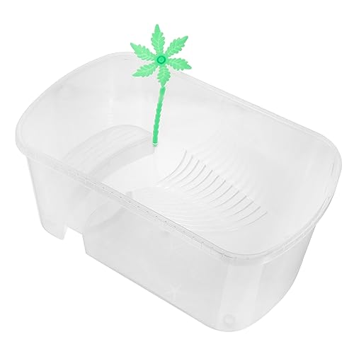 ibasenice Mehrzweck Schildkröten Aquarium aus Robustem Kunststoff mit Sonnenplattform Aufzucht und Ruhebereich Futteraufbewahrung für Kleine Wasserschildkröten Weiß Kompakte ibasenice Mehrzweck Schildkröten Aquarium aus Robustem Kunststoff mit Sonnenplattform Aufzucht und Ruhebereich Futteraufbewahrung für Kleine Wasserschildkröten Weiß Kompakte von ibasenice