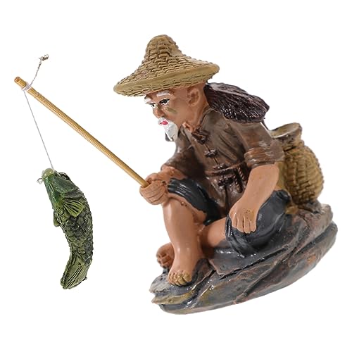 ibasenice Miniatur Figurine Resin Dekorative Gartenfigur für Aquarien und Mikrolandschaften Realistisches Design Tisch und Topfdekoration Zufällige Farbwahl Zufällige Farbe Zufällige Farbe von ibasenice