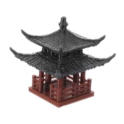 ibasenice Miniatur Pavillon Statue Aquarium Dekoration Bonsai Garten Ornament Chinesischer Stil Micro Landschaft DIY Zubehör Hoher Pavillon für Fischbecken und Balkon ibasenice Miniatur Pavillon Statue Aquarium Dekoration Bonsai Garten Ornament Chinesischer Stil Micro Landschaft DIY Zubehör Hoher Pavillon für Fischbecken und Balkon von ibasenice