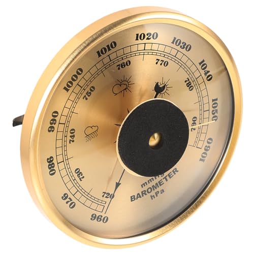 ibasenice Multifunktionales Metall bimetall dreh barometer zum Einsetzen Kalibrierbar für Terrasse Garten Büro Wetterfest Langlebig Präzise Luftdruckmessung Praktisches ibasenice Multifunktionales Metall bimetall dreh barometer zum Einsetzen Kalibrierbar für Terrasse Garten Büro Wetterfest Langlebig Präzise Luftdruckmessung Praktisches von ibasenice