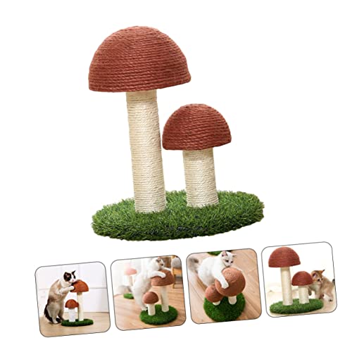ibasenice Mushroom Förmiger Katzen Kratzbaum aus Natürlichem Sisal Spielerisches Kratzbrett für Katzen und Kätzchen Schont Möbel Fördert Krallenpflege Langlebiges Katzenspielzeug Kaffee ibasenice Mushroom Förmiger Katzen Kratzbaum aus Natürlichem Sisal Spielerisches Kratzbrett für Katzen und Kätzchen Schont Möbel Fördert Krallenpflege Langlebiges Katzenspielzeug Kaffee von ibasenice