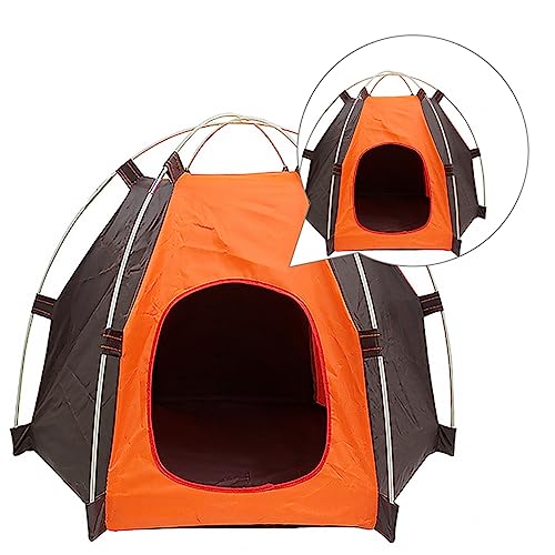 ibasenice Outdoor Haustier Zelt Wasserdichtes Hundezelt für Kleine und Mittelgroße Hunde und Katzen Langlebig und Leicht für Camping und Reisen ibasenice Outdoor Haustier Zelt Wasserdichtes Hundezelt für Kleine und Mittelgroße Hunde und Katzen Langlebig und Leicht für Camping und Reisen von ibasenice