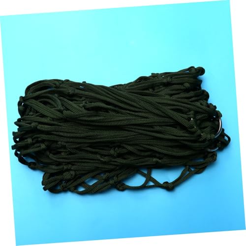ibasenice Outdoor Nylon Seil Hängematte Dickes Mesh Schlafnetz Robustes Campingbett für Wandern Reisen Garten in Armeegrün ibasenice Outdoor Nylon Seil Hängematte Dickes Mesh Schlafnetz Robustes Campingbett für Wandern Reisen Garten in Armeegrün von ibasenice