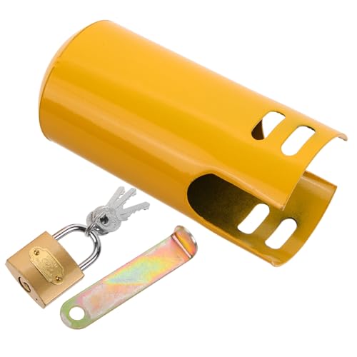 ibasenice Outdoor Wasserhahn Schutzabdeckung mit Schlossfunktion Langlebige Wasserhahnabdeckung für Außenwasserhähne Einfache Installation Diebstahlschutz und Schutz vor Beschädigung von ibasenice