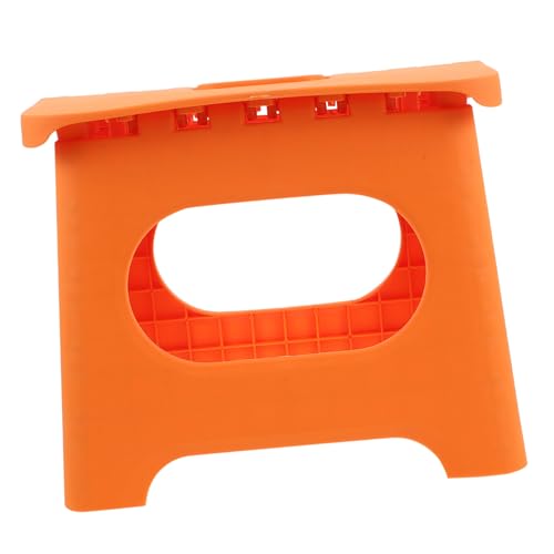 ibasenice Outdoor-klapphocker Tritthocker Klappbar Jagdstuhl Kinderklappstuhl Zusammenklappbarer Tritthocker Für Kleiner Klappstuhl Gartenhocker Kleiner Tritthocker Angelzeug Yellow von ibasenice