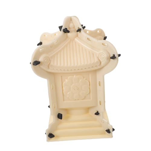 ibasenice Pagoden Betongussform aus Wetterfestem Kunststoff Präzise Chinesische Steinlaterne Wiederverwendbare DIY Gartenfigur Form für Außenbereich Ergonomisch und Witterungsbeständig für von ibasenice