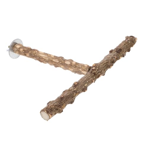 ibasenice Papageien Sitzstange aus Holz Langlebiges Kauspielzeug für Wellensittiche Käfig Natürliche Holzstruktur für Besseren und Spielspaß ibasenice Papageien Sitzstange aus Holz Langlebiges Kauspielzeug für Wellensittiche Käfig Natürliche Holzstruktur für Besseren und Spielspaß von ibasenice