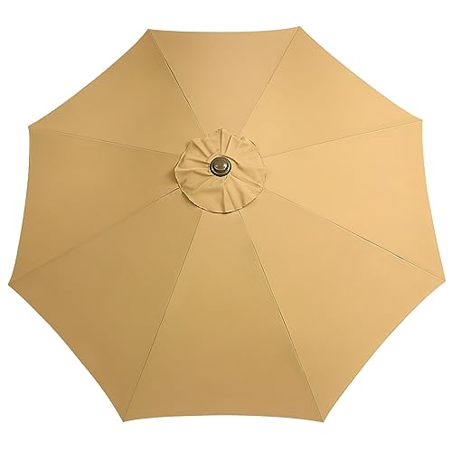 ibasenice Patio Regenschirm Baldachin Ersatzdach für UV Beständig und Langlebig für Garten Strand und Pool Kompatibel mit Regenschirmen von ibasenice