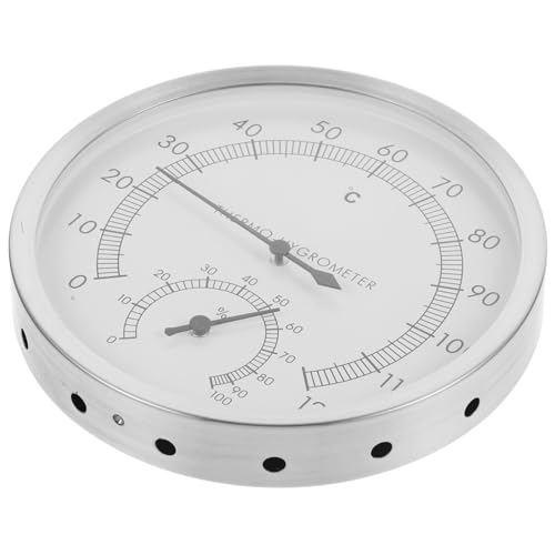 ibasenice Professionelles Sauna Thermometer aus Edelstahl Präziser Hygrothermograph für Sauna Schwimmbadraum Hochgenaues Innenraumthermometer zur Optimalen Luftfeuchtigkeits ibasenice Professionelles Sauna Thermometer aus Edelstahl Präziser Hygrothermograph für Sauna Schwimmbadraum Hochgenaues Innenraumthermometer zur Optimalen Luftfeuchtigkeits von ibasenice