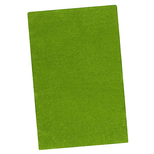 ibasenice Rasenpapiermodell Material Gebäude gefälscht DIY Rasenpapier Fälschung Hobby Falsches Gras für Projekte Landschaftsmodell Modelllandschaft Gras Modell Rasen Green von ibasenice