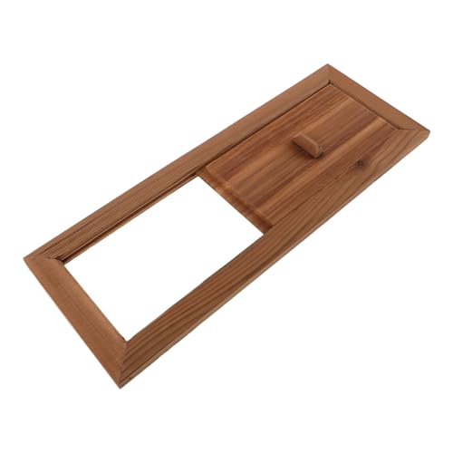 ibasenice Holzlüftungsöffnung Für Sauna Lüftungsplatte Entlüftungsfenster Belüftungselement Für Saunaräume Natürlicher Holzduft Optimierte Luftzirkulation Haltbare Holzkonstruktion von ibasenice