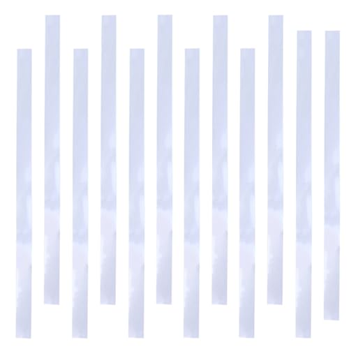 ibasenice Reflektierende Streifen für DrehzReflektierende Klebeband- Drehzahlmesser- Bänder Streifen 12Pcs Reflektierende Bandstreifen für Digitale Fototachometer Tachometer Reflexionspapiere (Silber) von ibasenice