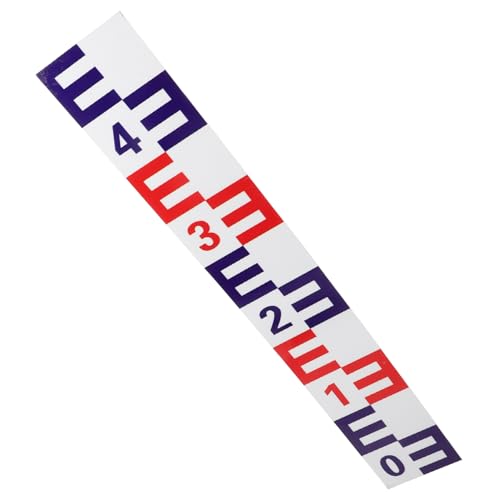 ibasenice Reflektierender Korrosionsbeständiger Wasserstandsmesser Aufkleber Aluminium mit Selbstklebender Messleiste für Teiche Pools Seen Wasserfest und Langlebig Präzise Ablesung ibasenice Reflektierender Korrosionsbeständiger Wasserstandsmesser Aufkleber Aluminium mit Selbstklebender Messleiste für Teiche Pools Seen Wasserfest und Langlebig Präzise Ablesung von ibasenice