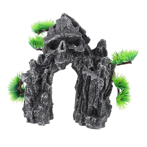 ibasenice Resin Aquarium Deko Schädel Berg Garnelen Versteck Fisch Tank Landschaft Ornament Lebensecht Vielseitig für Aquarium Teich Tisch Büro Dekoration ibasenice Resin Aquarium Deko Schädel Berg Garnelen Versteck Fisch Tank Landschaft Ornament Lebensecht Vielseitig für Aquarium Teich Tisch Büro Dekoration von ibasenice