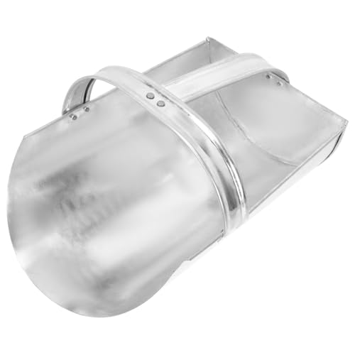 ibasenice Robuste Futterschaufel aus Verzinktem Praktische Tragbare Futterschaufel für Landwirtschaft Stall und Garten Vielseitig Einsetzbare Schaufel für Futter und Getreide Silberfarben ibasenice Robuste Futterschaufel aus Verzinktem Praktische Tragbare Futterschaufel für Landwirtschaft Stall und Garten Vielseitig Einsetzbare Schaufel für Futter und Getreide Silberfarben von ibasenice