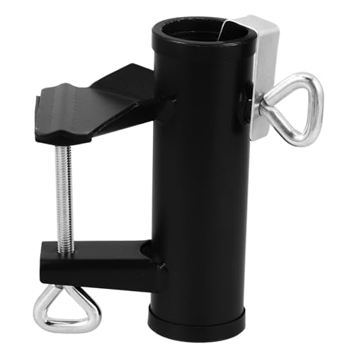 ibasenice Robuster Sonnenschirmhalter Clip für Balkon Terrasse und Strand Einstellbare Klemme für Outdoor Sonnenschirme und Tragbar für Windige Bedingungen Schwarzupgrade ibasenice Robuster Sonnenschirmhalter Clip für Balkon Terrasse und Strand Einstellbare Klemme für Outdoor Sonnenschirme und Tragbar für Windige Bedingungen Schwarzupgrade von ibasenice
