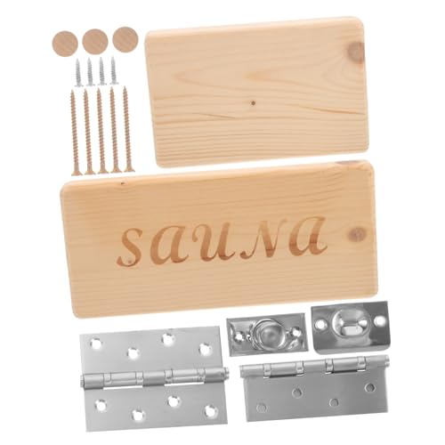 ibasenice Rustikaler Sauna türgriff Ergonomisch Komfortabel rutschfest Langlebig Einfache Befestigung Sauna Zuhause Saunazubehör Dampfraumgriff Spa Türgriff von ibasenice