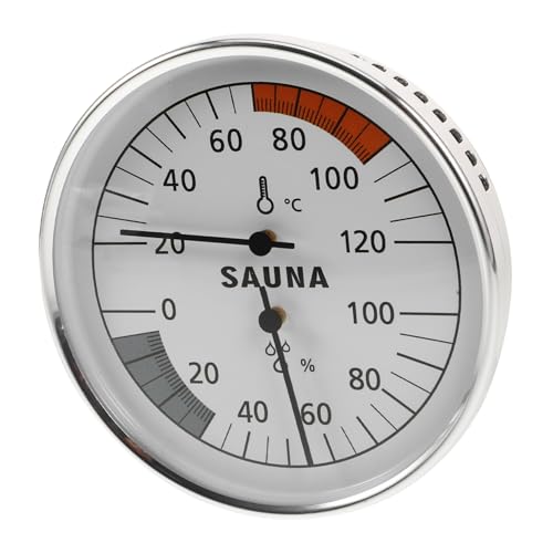 ibasenice Sauna Hygrometer Thermometer mit Hochpräzisem Sensor Langlebig und Installieren Präzises Temperatur Feuchtigkeitsmessgerät für Sauna Dampfbadräume Zuverlässiges Saunazubehör für ibasenice Sauna Hygrometer Thermometer mit Hochpräzisem Sensor Langlebig und Installieren Präzises Temperatur Feuchtigkeitsmessgerät für Sauna Dampfbadräume Zuverlässiges Saunazubehör für von ibasenice