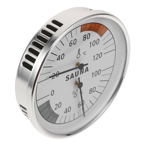 ibasenice Sauna Hygrometer Thermometer mit Präzisem Sensor für Genaue Temperatur Luftfeuchtigkeitsmessung Robustes Indoor Thermometer Ablesbare Anzeige für Sauna Dampfbadräume ibasenice Sauna Hygrometer Thermometer mit Präzisem Sensor für Genaue Temperatur Luftfeuchtigkeitsmessung Robustes Indoor Thermometer Ablesbare Anzeige für Sauna Dampfbadräume von ibasenice