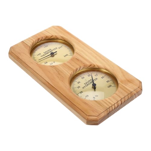 ibasenice Sauna Hygrothermograph aus und Metall Analoges Wandthermometer und Luftfeuchtigkeitsmesser für Innenräume Robustes Praktisches Temperatur Feuchtigkeitsmessgerät für Sauna und ibasenice Sauna Hygrothermograph aus und Metall Analoges Wandthermometer und Luftfeuchtigkeitsmesser für Innenräume Robustes Praktisches Temperatur Feuchtigkeitsmessgerät für Sauna und von ibasenice