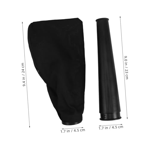 ibasenice Schwarze Lange Blasrohrdüse für Gebläse und Laubbläser Präzise Luftschlauchdüse Installieren Vielseitig Einsetzbar für Luftkompressoren und Heimwerker Modernes Design von ibasenice