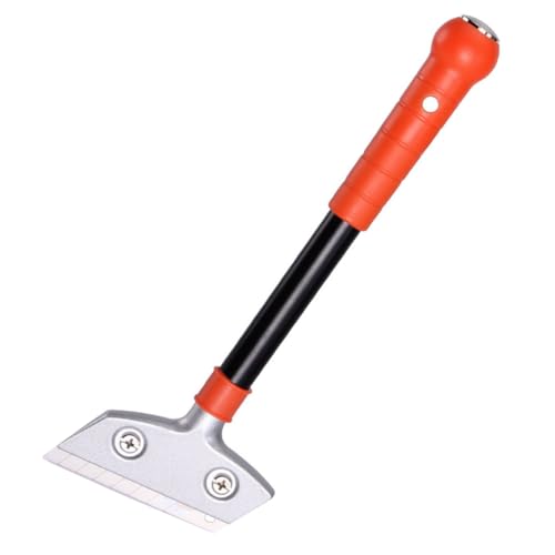 ibasenice Schwerer Aluminium küchen schaber mit Langem Griff Ergonomisch Rostfrei Vielseitig für Fliesen Glas und Haushalt Effizientes Reinigungswerkzeug für Harte Oberflächen von ibasenice