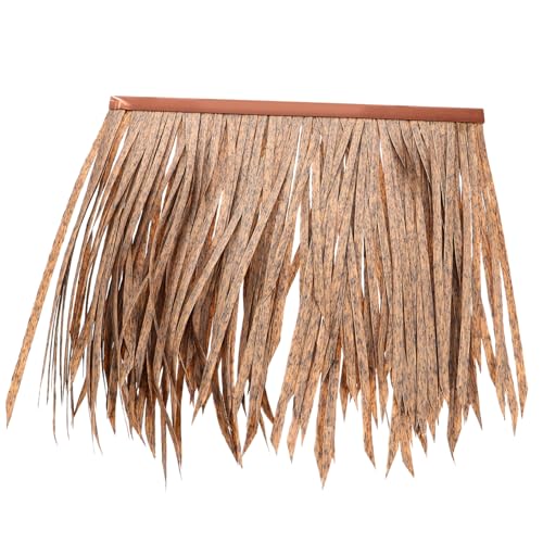 ibasenice Simuliertes Strohdach Künstliches Reetdach mit Realistischem Aussehen Wetterfest Feuerhemmend für Gartendekoration und DIY Außenlandschaft Langlebige Dachabdeckung ibasenice Simuliertes Strohdach Künstliches Reetdach mit Realistischem Aussehen Wetterfest Feuerhemmend für Gartendekoration und DIY Außenlandschaft Langlebige Dachabdeckung von ibasenice