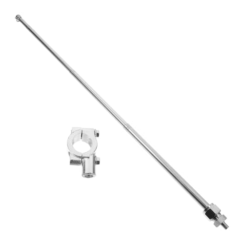 ibasenice Teleskop Fahnenmast Aluminium und Verstellbarer Fahrrad und Motorrad Fahnenhalter Robust Leicht Einfache Vielseitiges Zubehör für Lenkerbefestigung von ibasenice