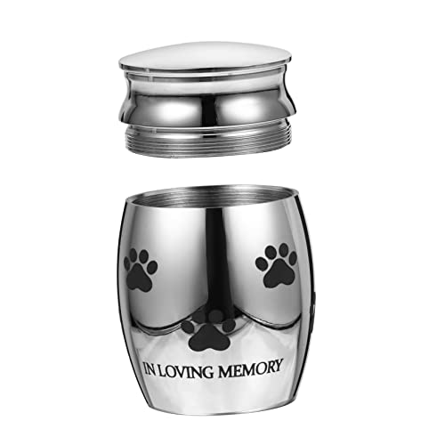 ibasenice Tierurne aus für Haustierasche Erinnerungsbox für Hunde und Katzen Korrosionsbeständig und Langlebig mit Elegantem Design zur Aufbewahrung von Tierasche ibasenice Tierurne aus für Haustierasche Erinnerungsbox für Hunde und Katzen Korrosionsbeständig und Langlebig mit Elegantem Design zur Aufbewahrung von Tierasche von ibasenice