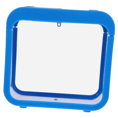 ibasenice Transparenter Mini Aquarium Farben LED Licht Abnehmbare Zucht isolationsbox für Kleine Fische und Reptilien Kompakt und Dekorativ für Wohnzimmer Büro und Schreibtisch von ibasenice