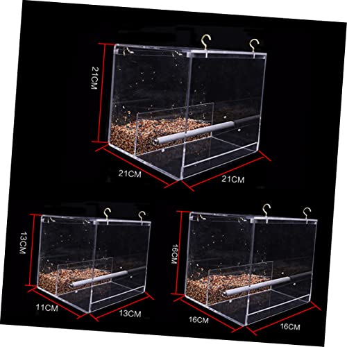 ibasenice Transparentes Extra Dickes Fenster Futterhaus für Wildvögel Mittlere Extra Tiefe Futterwanne mit Kapazität für Naturbeobachtung zu Hause ibasenice Transparentes Extra Dickes Fenster Futterhaus für Wildvögel Mittlere Extra Tiefe Futterwanne mit Kapazität für Naturbeobachtung zu Hause von ibasenice