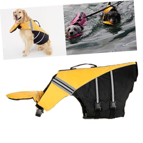 ibasenice Verstellbare Atmungsaktive Hundeschwimmweste Xs Gelb mit Quick Release sicherung und Griff Schwimmfähige Sichere Rettungsweste für Kleine Hunde und Welpen ibasenice Verstellbare Atmungsaktive Hundeschwimmweste Xs Gelb mit Quick Release sicherung und Griff Schwimmfähige Sichere Rettungsweste für Kleine Hunde und Welpen von ibasenice
