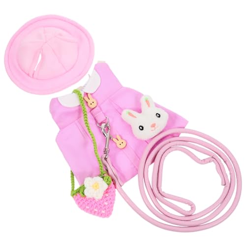 ibasenice Verstellbares Kaninchen Geschirr Set mit Leine und Mini Hut Leichtes Haustier Outdoor Zubehör für Meerschweinchen Frettchen und Kleine Tiere Bequemes Teiliges Bunny Kleidung Kit ibasenice Verstellbares Kaninchen Geschirr Set mit Leine und Mini Hut Leichtes Haustier Outdoor Zubehör für Meerschweinchen Frettchen und Kleine Tiere Bequemes Teiliges Bunny Kleidung Kit von ibasenice