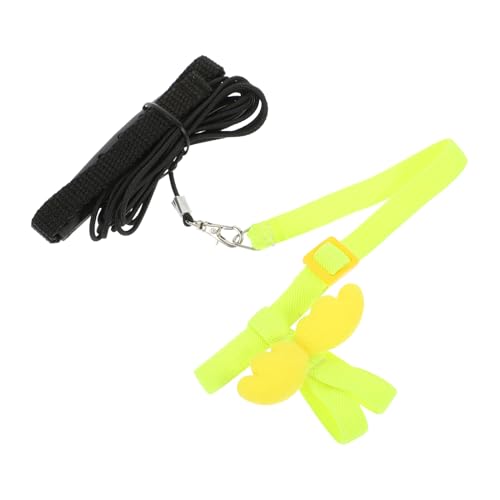 ibasenice Verstellbares Vogelgeschirr mit Elastischer Zugleine Reißfestes Papagei Trainingsseil für Wellensittiche und Nymphensittiche Komfortables Outdoor Fluggeschirr für Papageien Sicher von ibasenice