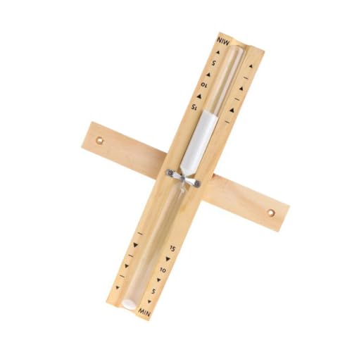 ibasenice Wandmontierte Minuten Sauna Sanduhr Rotierende Sanduhr Hochwertigem und Präzise Zeitmessung für Badezimmer und Sauna Hitzebeständig und Langlebig Stilvolles Design für von ibasenice