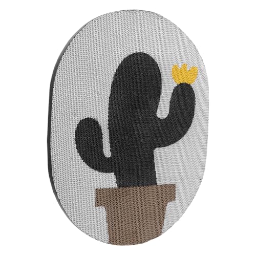 ibasenice Wandmontierter Katzenkratzbrett Cactus Muster Kratzmatte aus Karton für Katzen und Kätzchen Vertikales Kratzpad Schutz von Teppichen und Sofas Spielerisch und Dekorativ für ibasenice Wandmontierter Katzenkratzbrett Cactus Muster Kratzmatte aus Karton für Katzen und Kätzchen Vertikales Kratzpad Schutz von Teppichen und Sofas Spielerisch und Dekorativ für von ibasenice