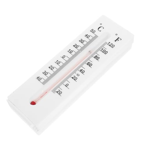 ibasenice Wandthermometer Schlüsselversteck Kunststoff Robust Wetterfest Dekorativ Versteckte Schlüsselbox für Außen Sicherer Schlüsselkasten mit Realistischem Thermometer Design von ibasenice
