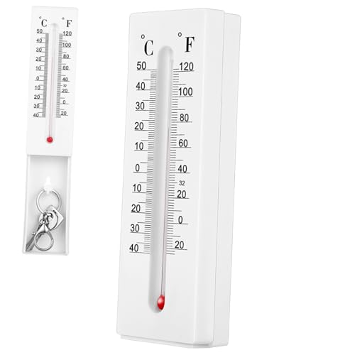 ibasenice Wandthermometer mit Schlüsselversteck Wetterfestes Innen Außenthermometer Zweifache Celsius Fahrenheit Anzeige Vertikal Einfach zu Montieren Robustes Kunststoffgehäuse ibasenice Wandthermometer mit Schlüsselversteck Wetterfestes Innen Außenthermometer Zweifache Celsius Fahrenheit Anzeige Vertikal Einfach zu Montieren Robustes Kunststoffgehäuse von ibasenice