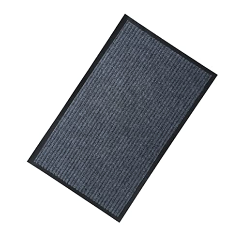 ibasenice Wasserabsorbierende Bodenteppichmatte Schmutzabweisend rutschfest Waschbar Polyester für Eingangsbereich Badezimmer von ibasenice