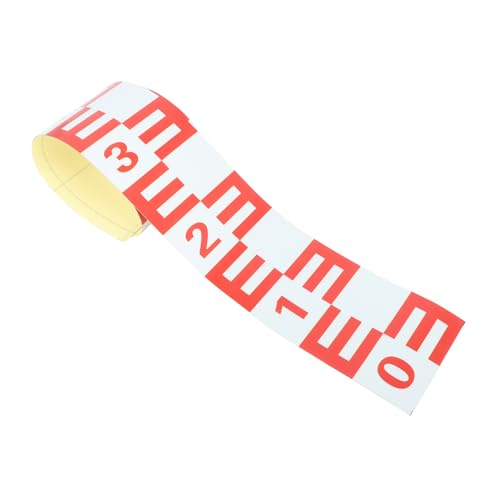 ibasenice Wasserstandsanzeiger Selbstklebend PVC Wasserstandsmessgerät Pool Teich Schwimmbad Wasserpegel Messleiste Robust Reflektierend Rot ibasenice Wasserstandsanzeiger Selbstklebend PVC Wasserstandsmessgerät Pool Teich Schwimmbad Wasserpegel Messleiste Robust Reflektierend Rot von ibasenice