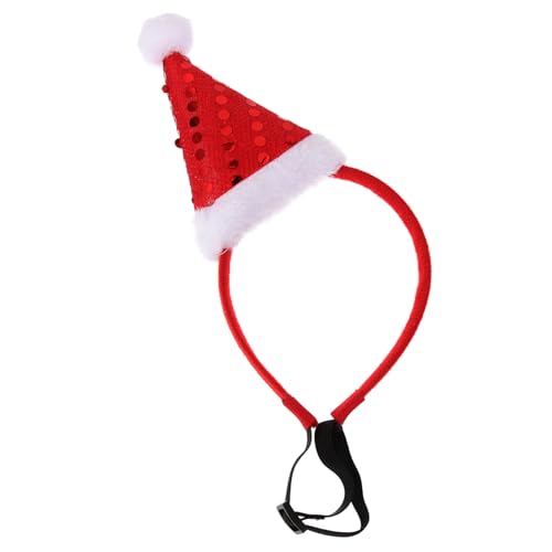 ibasenice Weihnachtliches Haustier Stirnband Rotes Hut Design Festliches Hundekostüm Leichtes Party Haaraccessoire Für Weihnachtsfeier und Alltag ibasenice Weihnachtliches Haustier Stirnband Rotes Hut Design Festliches Hundekostüm Leichtes Party Haaraccessoire Für Weihnachtsfeier und Alltag von ibasenice