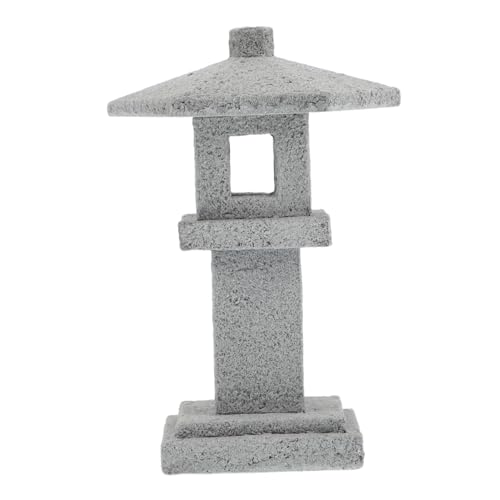 ibasenice Wetterfeste Gartenpavillon Gartendeko aus Langlebigem Material Chinesischer Pavillon Ornament für Innen und Außen Traditionelle Sechseck Statue für Aquarium Bonsai und ibasenice Wetterfeste Gartenpavillon Gartendeko aus Langlebigem Material Chinesischer Pavillon Ornament für Innen und Außen Traditionelle Sechseck Statue für Aquarium Bonsai und von ibasenice