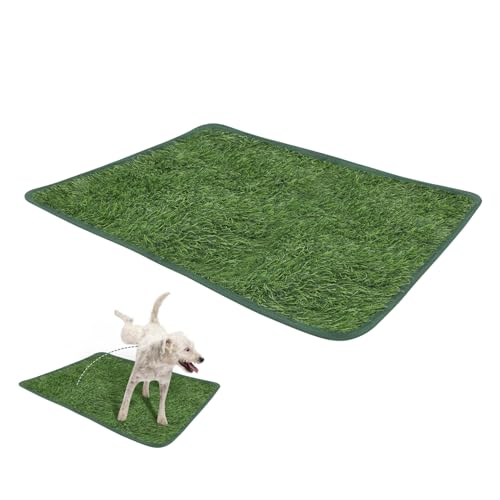 ibasenice Widerstandsfähige Kunstgras Pee Matte für Haustiere Austauschbare Dekorative Hundezubehörmatte Hochwertigem Sicherem Material für Training von ibasenice