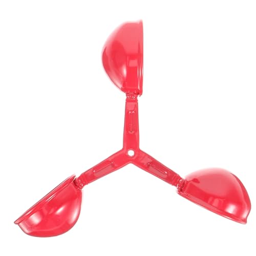 ibasenice Windgeschwindigkeitsmesser Anemometer Ersatzbecher aus Aluminiumlegierung Rot Stabiler Windsensor für Wetterstationen Gewächshäuser Schiffe und Zuchtumgebungen von ibasenice