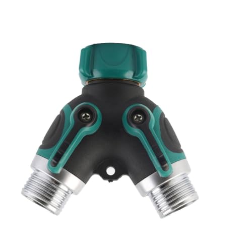 ibasenice Y förmiger Gartenschlauch verteiler Abs Splitter mit US Standardgewinde Wasserhahn Anschluss Regler zur Durchflusskontrolle Kompatibel mit Gartenbewässerung und ibasenice Y förmiger Gartenschlauch verteiler Abs Splitter mit US Standardgewinde Wasserhahn Anschluss Regler zur Durchflusskontrolle Kompatibel mit Gartenbewässerung und von ibasenice