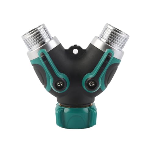 ibasenice Y förmiger Gartenschlauchverteiler Abs Splitter mit Absperrventilen US standard Schnellanschluss für Wasserhahn Wasserflusskontrolle für Gartenbewässerung und Außenbereich ibasenice Y förmiger Gartenschlauchverteiler Abs Splitter mit Absperrventilen US standard Schnellanschluss für Wasserhahn Wasserflusskontrolle für Gartenbewässerung und Außenbereich von ibasenice