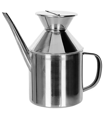 ibili 700105 Speiseölkanne 0,5 L, Edelstahl, silber, 15 x 13 x 7 cm ibili 700105 Speiseölkanne 0,5 L, Edelstahl, silber, 15 x 13 x 7 cm von IBILI