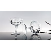 2 Edle Vintage Likörgläser Aus Kristall/ Bleikristall Fest Gläser Kristallgläser 70-Er Jahre von ibkas